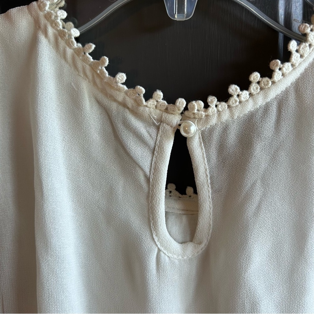 NWT Brave Soul White Lace Dress Size x small - Picture 9 of 12